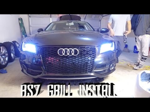 Audi A 6 C 6 Front Grill Removal