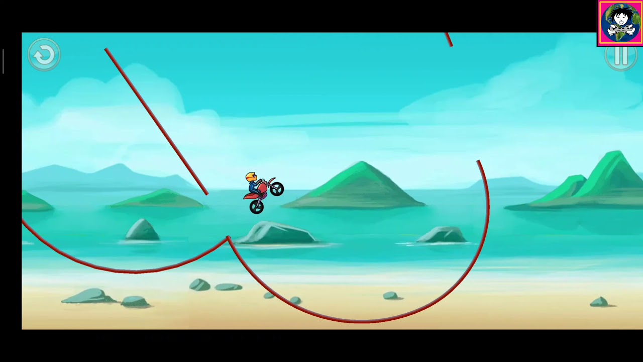 BIKE RACE , BEACH - LEVEL 1 TO 8