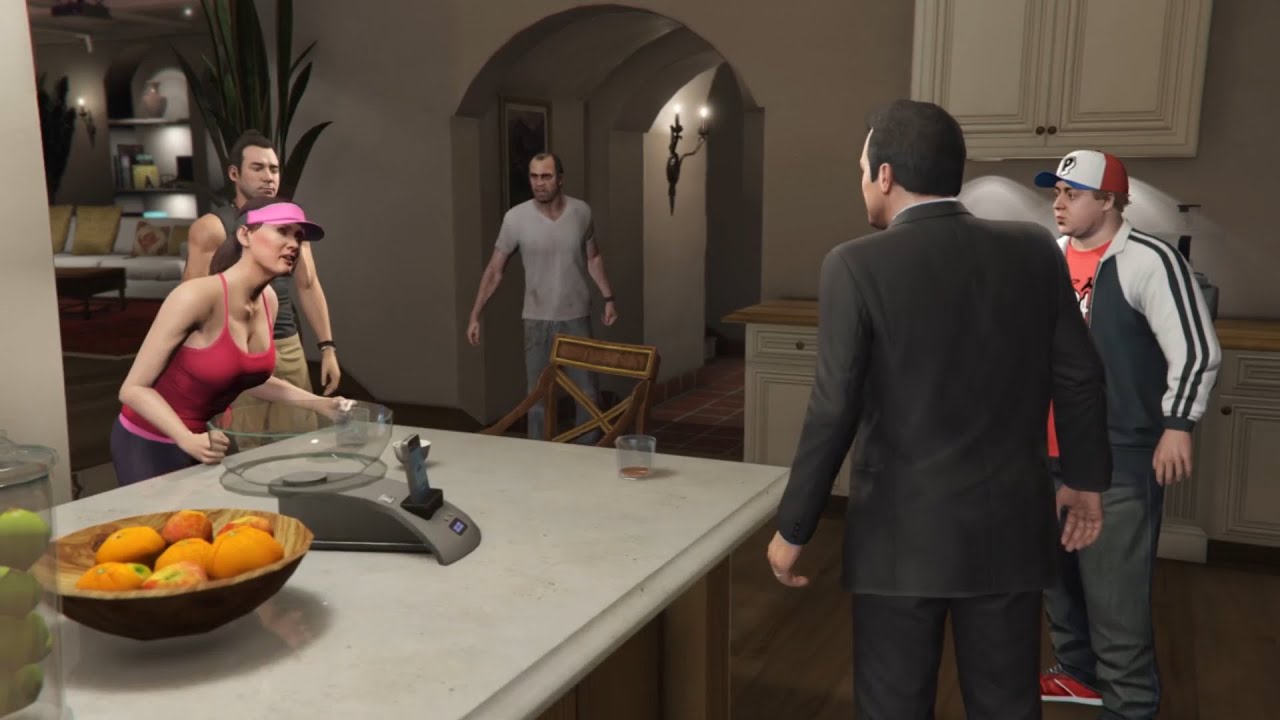 PS4 Gameplay GTA 5 | Trevor Goes Los Santos to Meet Michael | GTech ...