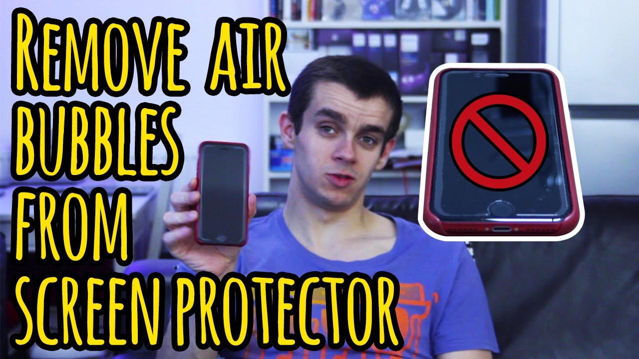 How to Remove ‘Halo’ Air Bubbles From a New Screen Protector 🧼 YouTube