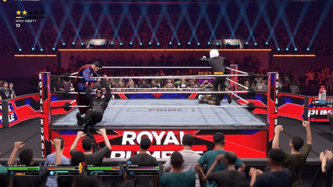 WWE 2K25 Movie Characters Royal Rumble