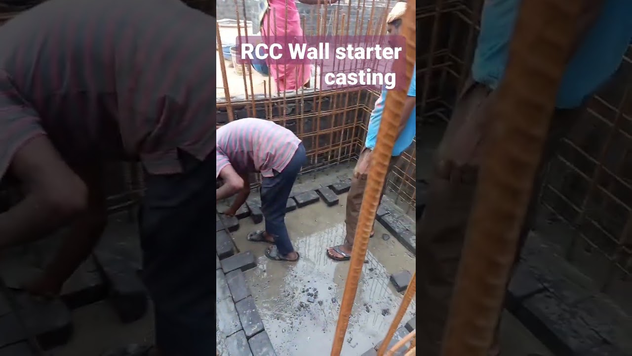 RCC Wall starter casting