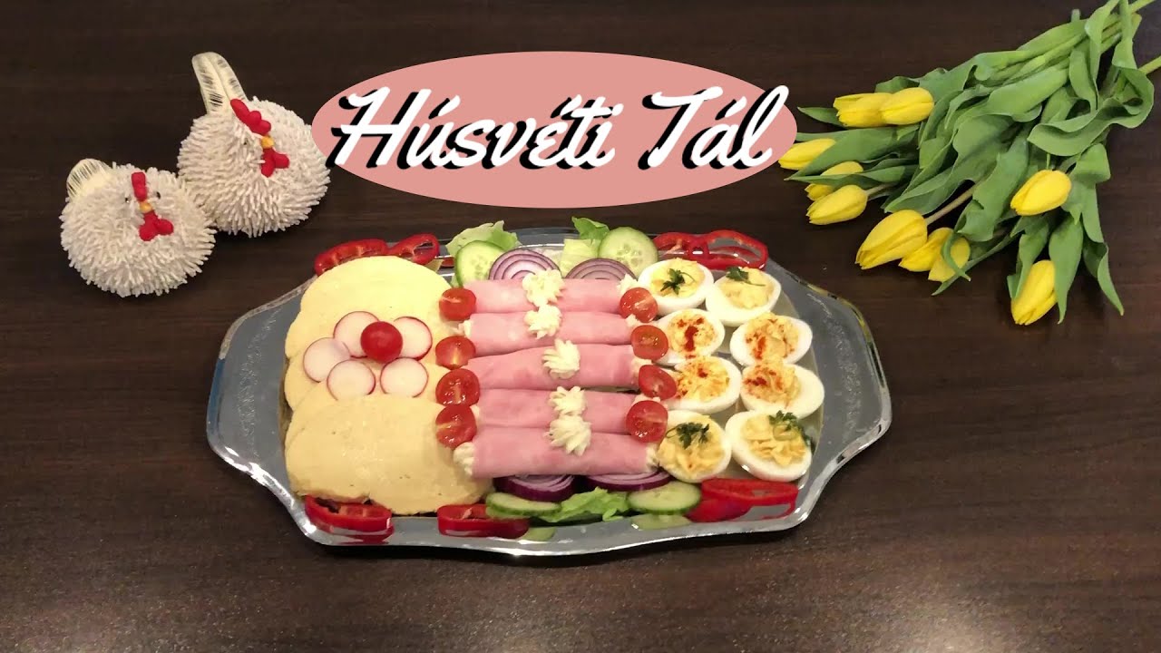 Húsvéti Tál: Sárgatúró, Sonkatekercs, Töltött Tojás | HagymaLekvár