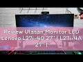 Review Ulasan Monitor LED Lenovo L27i-40 27" | L27i-4A 27" IPS FHD 1080p 100Hz VGA HDMI Speaker VES