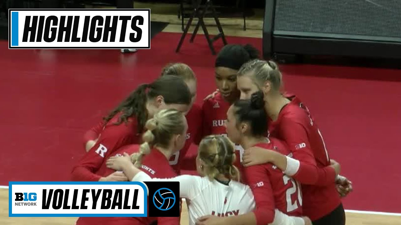 Princeton at Rutgers Highlights Big Ten Volleyball Sept. 18, 2022