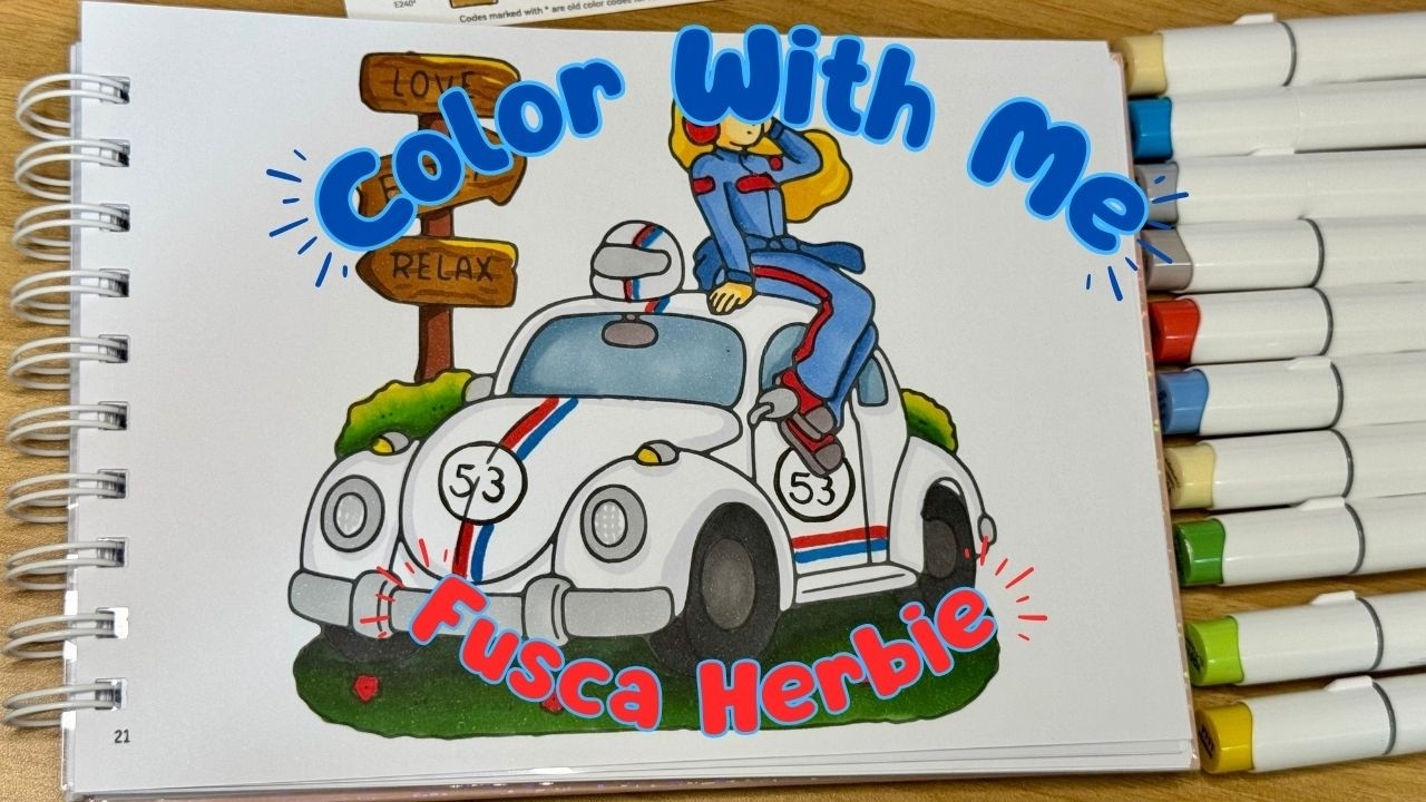 Colorindo o Fusquinha mais Charmoso | Herbie | Girl Moments
