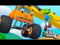 Monster Truck Rescue | Gecko Don't Fall! | NEW Gecko's Garage | Excavators & Monster Trucks For Kids