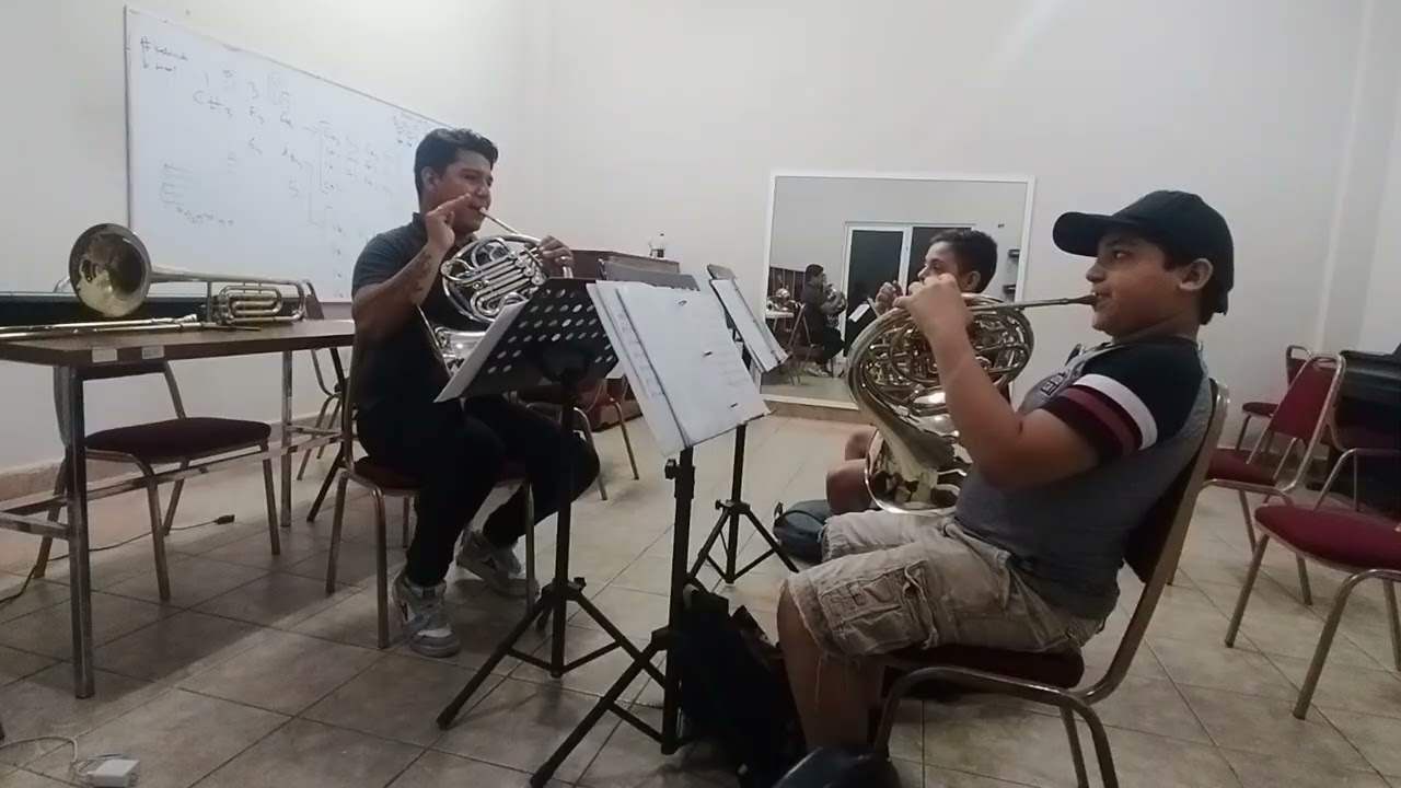 Clase muestra de trompeta y corno OSCT.