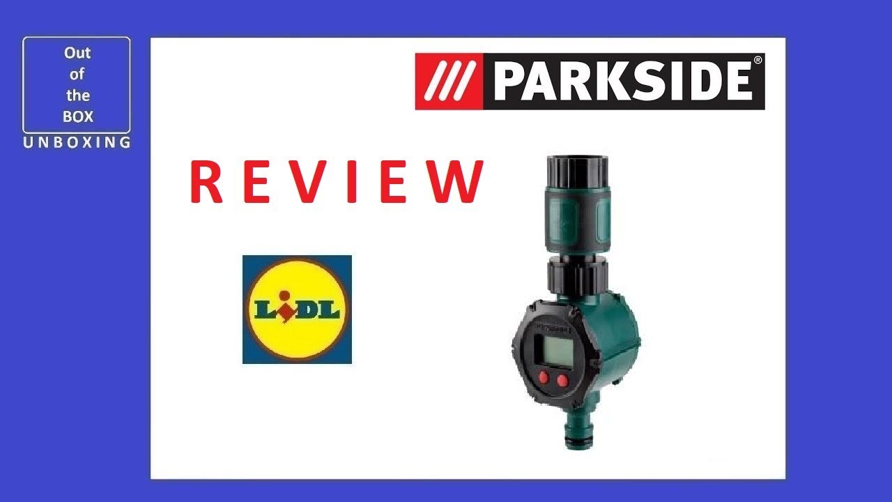 Parkside Water Meter PWM 4 A1 REVIEW (Lidl IPX4 3/4