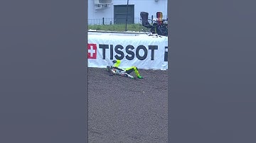Thumbnail of Franco Morbidelli crashes out of podium contention ❌ | 2025 German GP