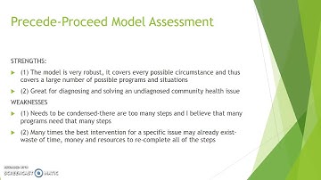 Precede/Proceed Assessment