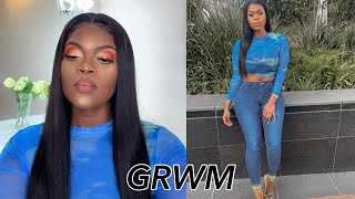 GRWM 3in1: Hair, Makeup &amp; Outfit ft Worldnewhair