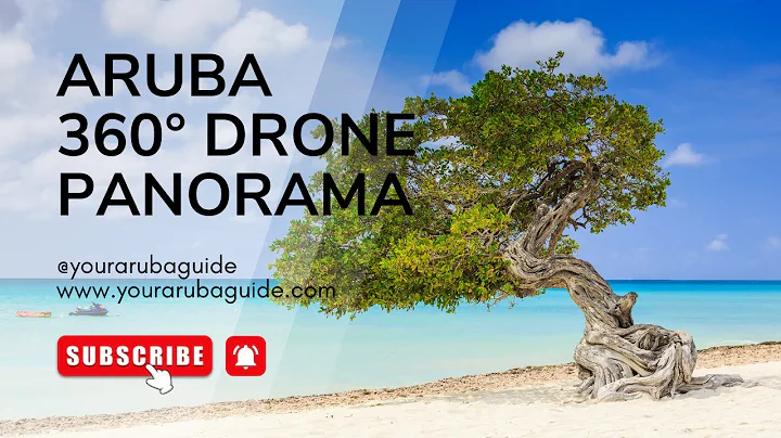 Aruba 360° Drone Panorama (Eagle Beach) | 40m Aerial View in 4K