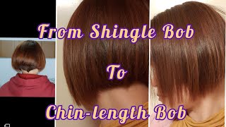 How do i cut my Chin-length Bob with bangs