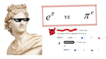 Subscriber challenged me 🔥 e^π vs π^e  ???? hard maths |hard calculus