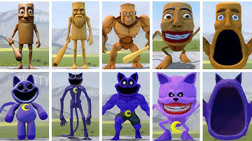EVOLUTION OF ALL TUNG TUNG SAHUR VS CATNAP SMILING CRITTERS POPPY PLAYTIME CHAPTER 4 in Garry