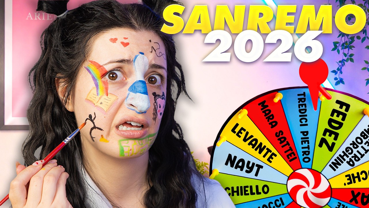 CREO IL MAKEUP DELLE CANZONI DI SANREMO 2026 - HO FATTO UN CASINO.. 🥺😳