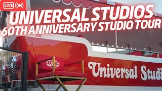 LIVE Universal Studios Hollywood 60th Anniversary Studio Tour.