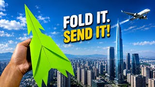 How to Make a Paper Airplane That Flies Like a Rocket!