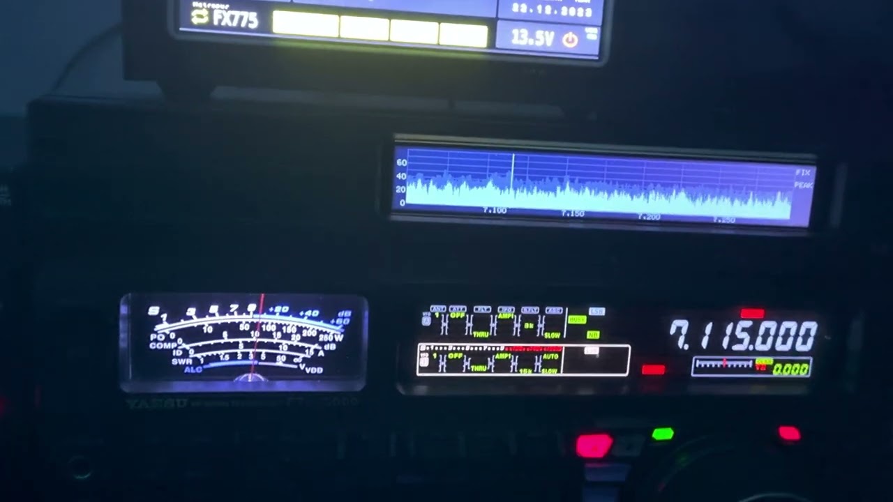 flex 6400m & yaesu ftdx5000d rx en shack de ce1wk 2023
