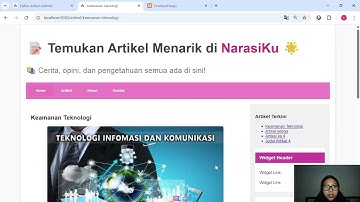 Demo Aplikasi Artikel Sederhana | CodeIgniter 4 + Vue.js + REST API