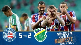 Melhores Momentos - Bahia 5x2 Altos - Copa do Nordeste 20/03/2018