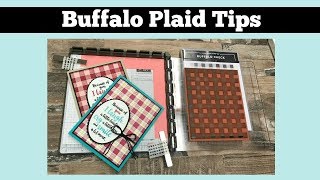 How To Make A Greeting Card With A Plaid Background