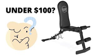 Under $100! CAP Strength Bench Flat, Incline, Decline Review | Home & Garage Gym Workout Equipment