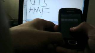 Control mouse cursor and powerpoint presentation using android