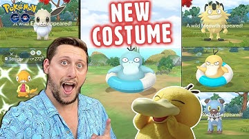 NEW Swim Ring *Shiny PSYDUCK* Pokemon Concierge Celebration Event! We Got REALLY Lucky! (Pokemon GO)