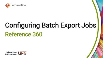 Configuring Batch Export Jobs in Reference 360