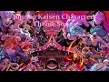 Jujutsu kaisen characters theme songs