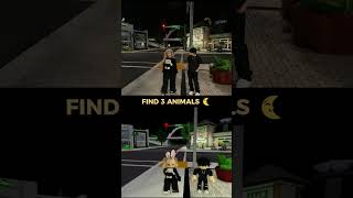 FIND ANIMALS Brookhaven avatars REAL LIFE 😭✌🏼 #robloxshorts #roblox #brookhaven