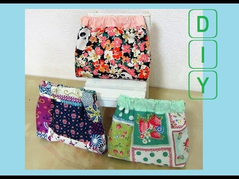 バネ口ポーチの作り方 Diy Spring Opening Pouch Youtube