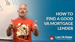 When VA Lenders Compete, You Win - How to Find a Good VA Mortgage Lender 