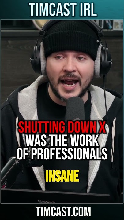 SHUTTING DOWN X Was The Work of Professionals - YouTube