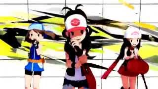 Pokemon Mmd Touko Hikari Haruka Hd 1080P Dream Fighter
