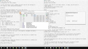 Configuring xampp to send mail