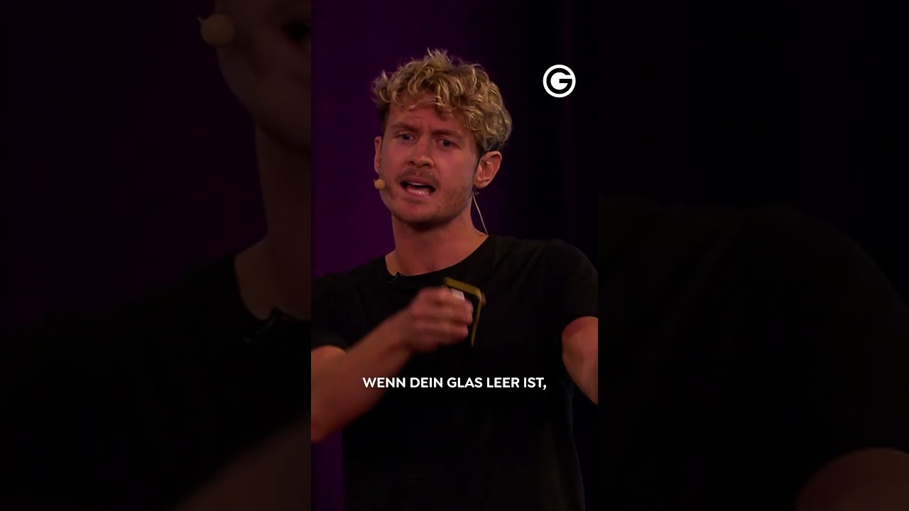 Das berühmte Wasserglas - halb voll oder halb leer?🧊 