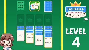 Solitaire Associations Level 4 Solution Walkthrough