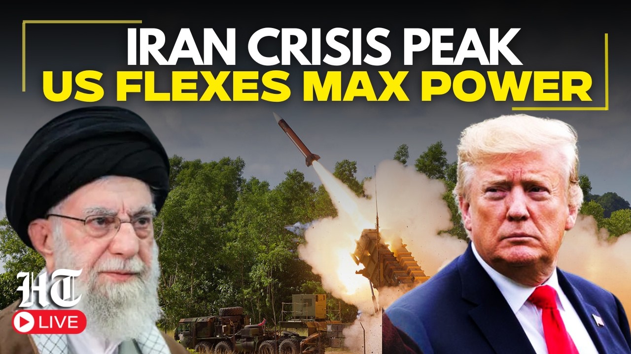 LIVE| Pentagon Deploys Full Air Power Arsenal as Iran Tensions Spike | Iran Vs USA | Trump |Khamenei