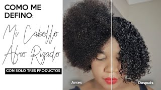 COMO DEFINIR EL CABELLO AFRO RIZADO / Tipo de Cabello 3C y 4A