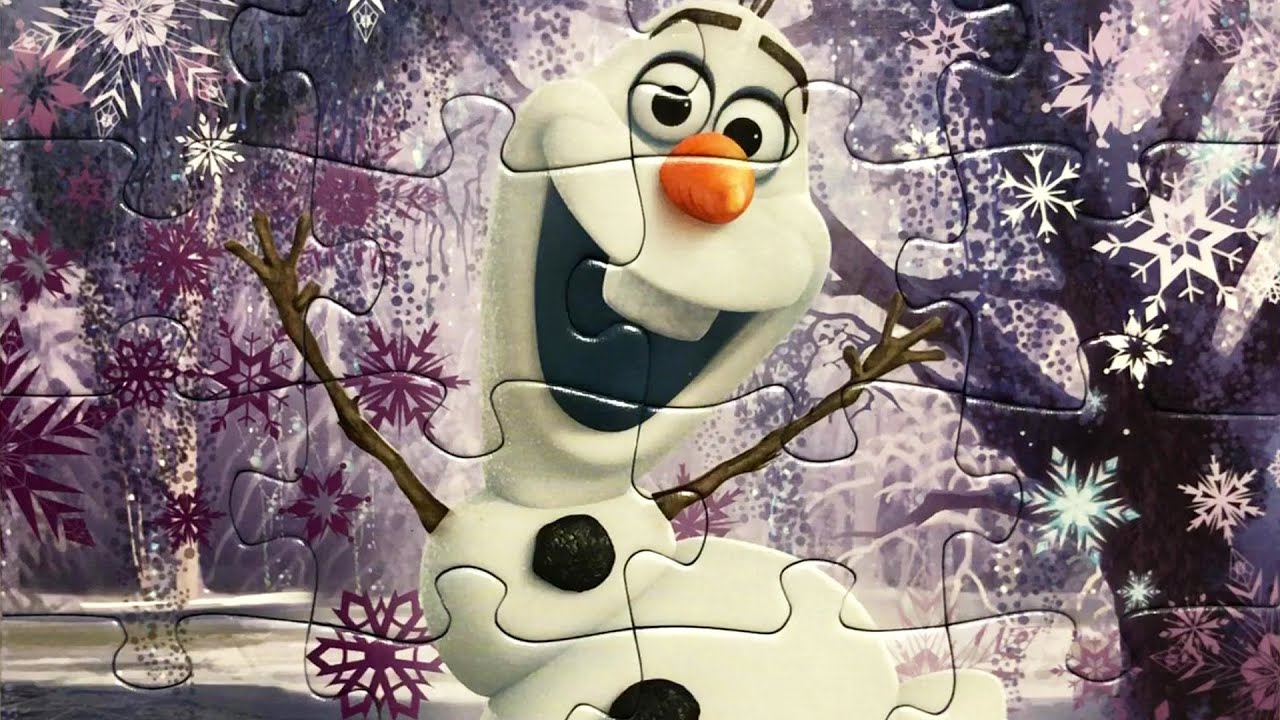 Frozen Puzzle Olaf アナと雪の女王 パズル オラフ Youtube