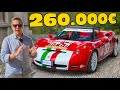 Abarth 1000sp e una alfa romeo 4c a 260000 test drive