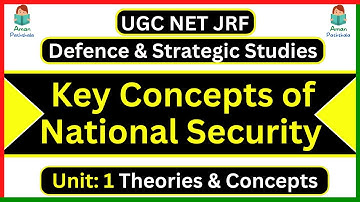 Key Concepts of National Security in Hindi & English UGC NTA NET Defence & Strategic Studies