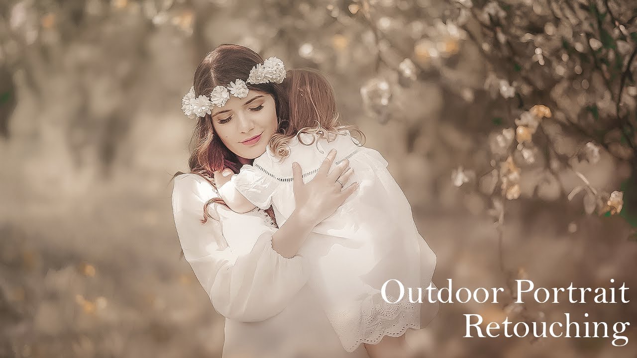 Outdoor Portrait Retouching Photoshop Editing