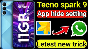 Tecno spark 9 app कैसे छुपायें || How to app hide setting