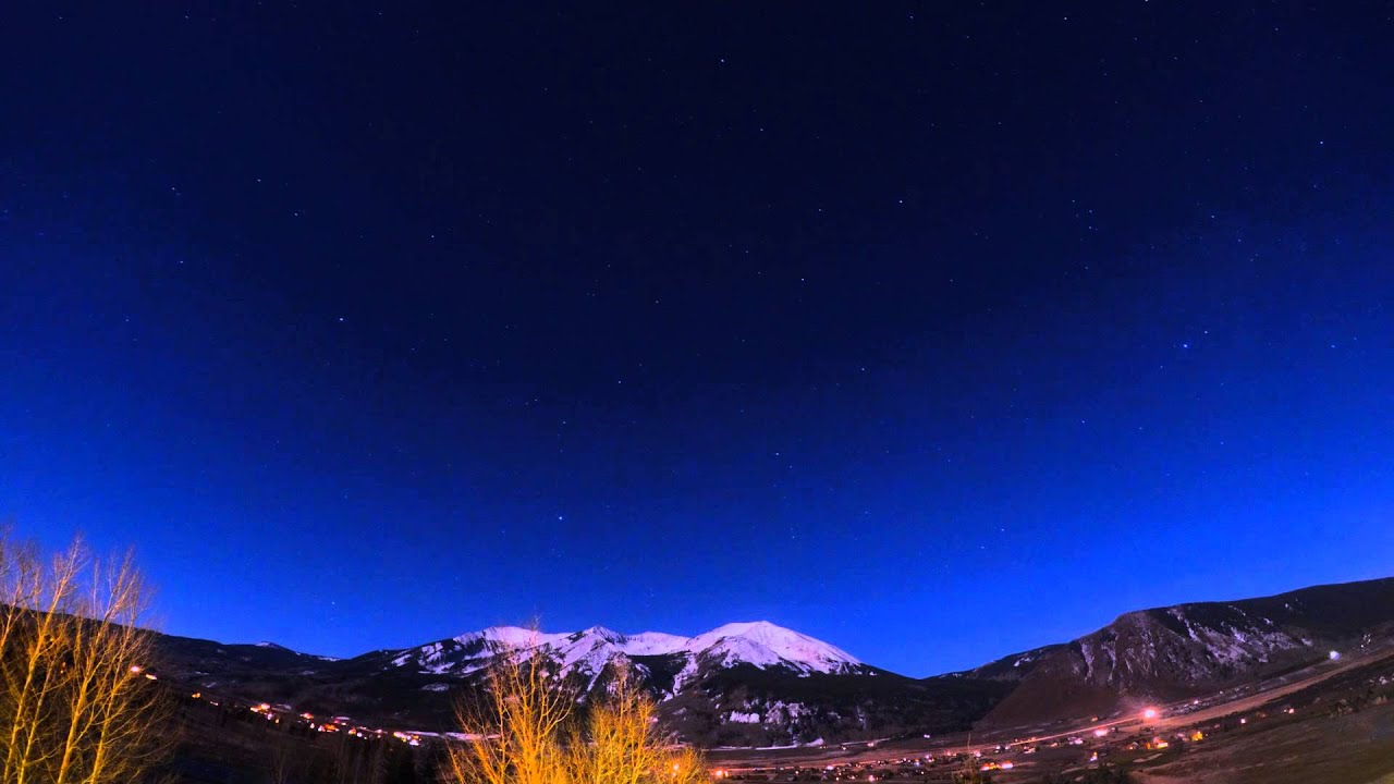 Crested Butte Whetstone Mountain Time Lapse Hero4 YouTube