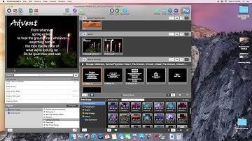 Propresenter 6 - Working with Backgrounds