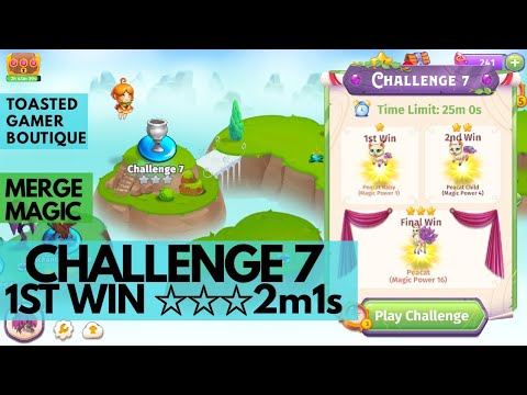 gaming logo Merge Magic Challenge 7 • 2m1s 1st Win ☆☆☆